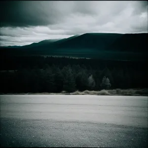 Serenity in the Sky: Majestic Mountain Landscape