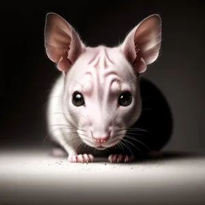 Curious Gray Kitty with Adorable Whiskers