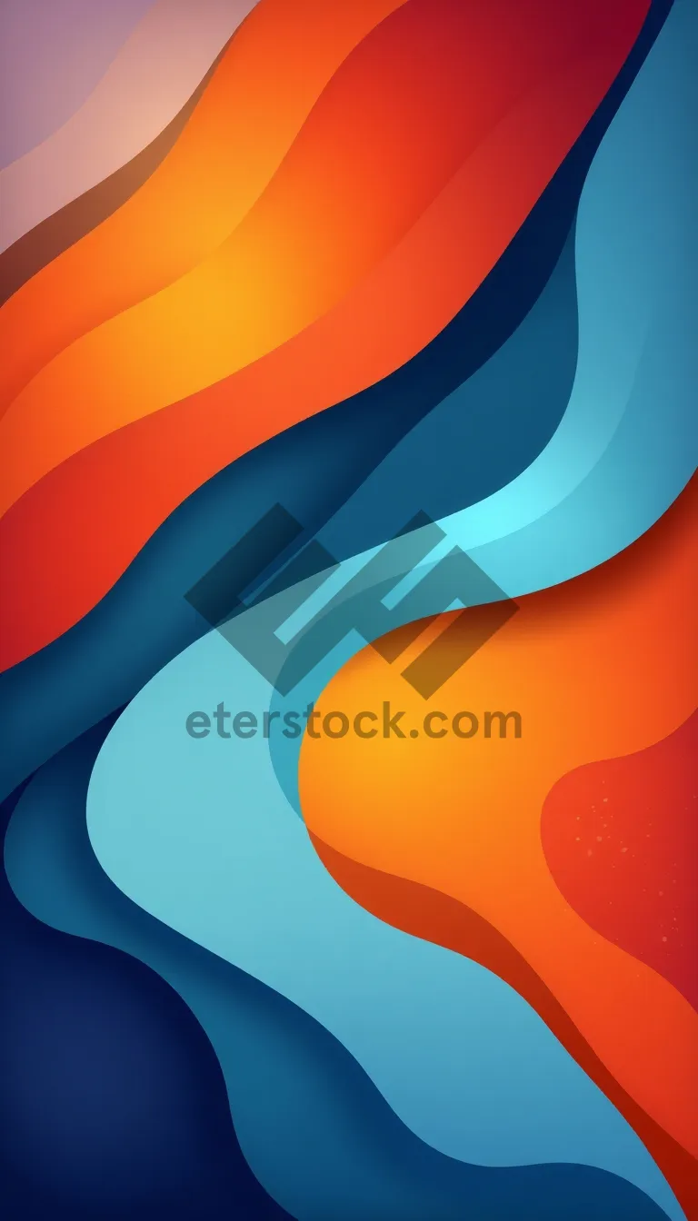 Picture of Abstract Light Curve Pattern Wallpaper Design