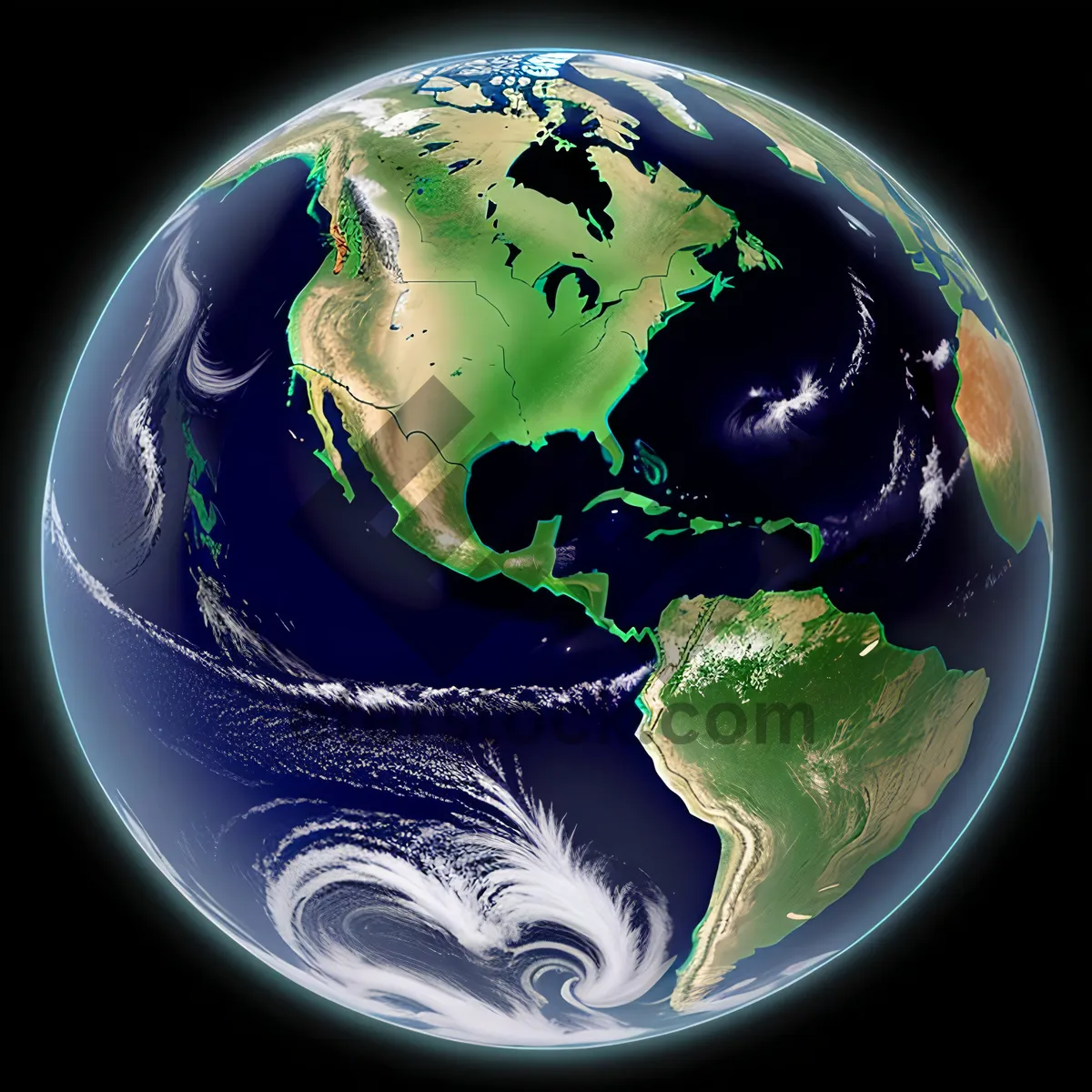 Picture of Global Earth Map: Exploring our Planet's Wonders