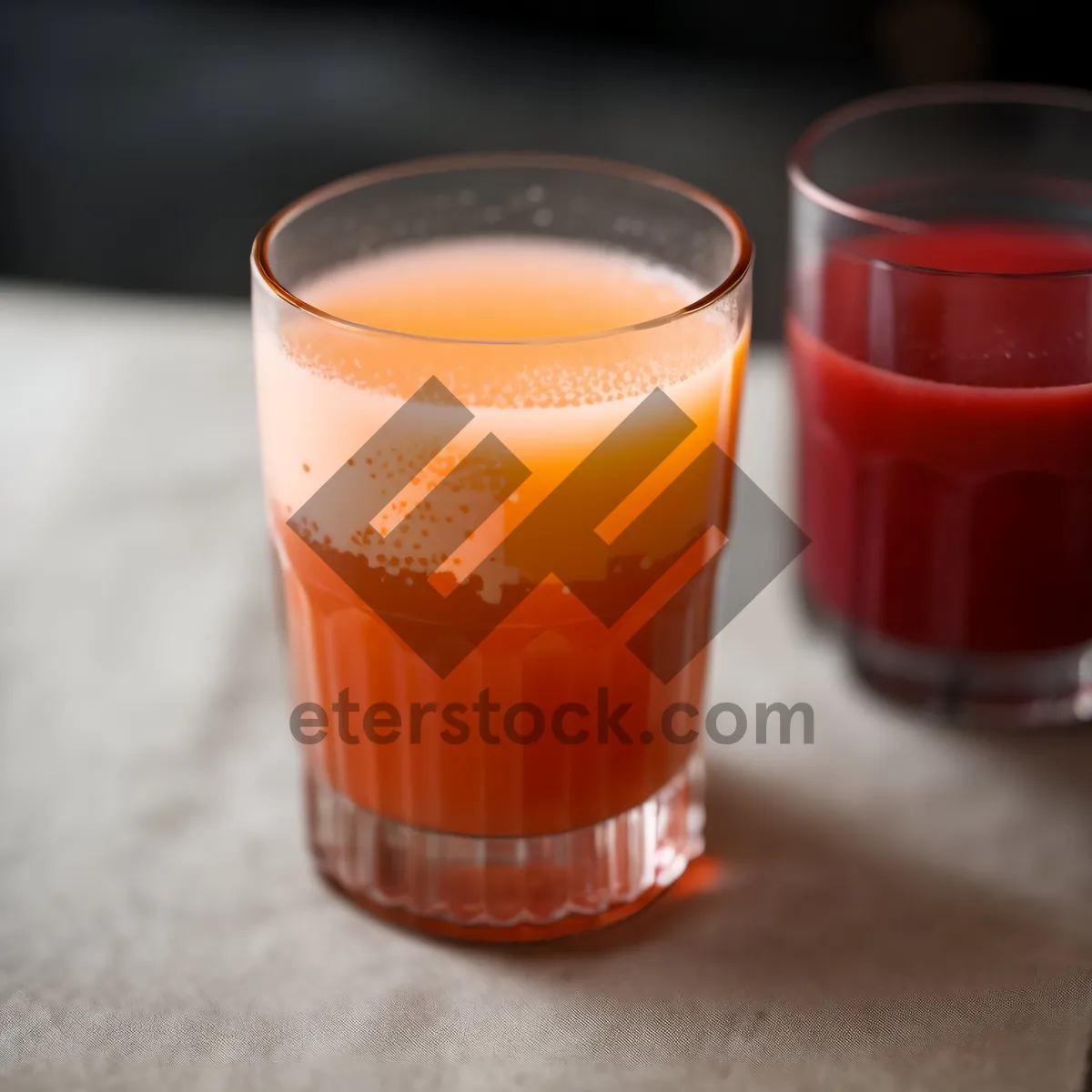 Picture of Yellow Mango Cooler with Ice and Froth
