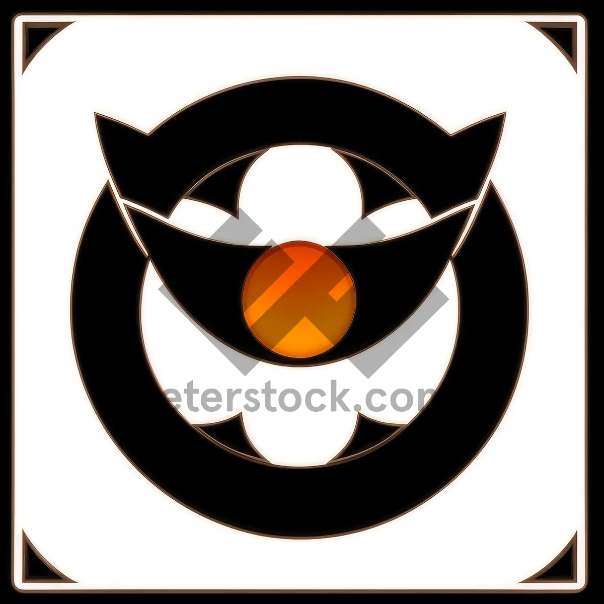 Picture of Hereditary Symbol: Black Cartoon Icon Design Art