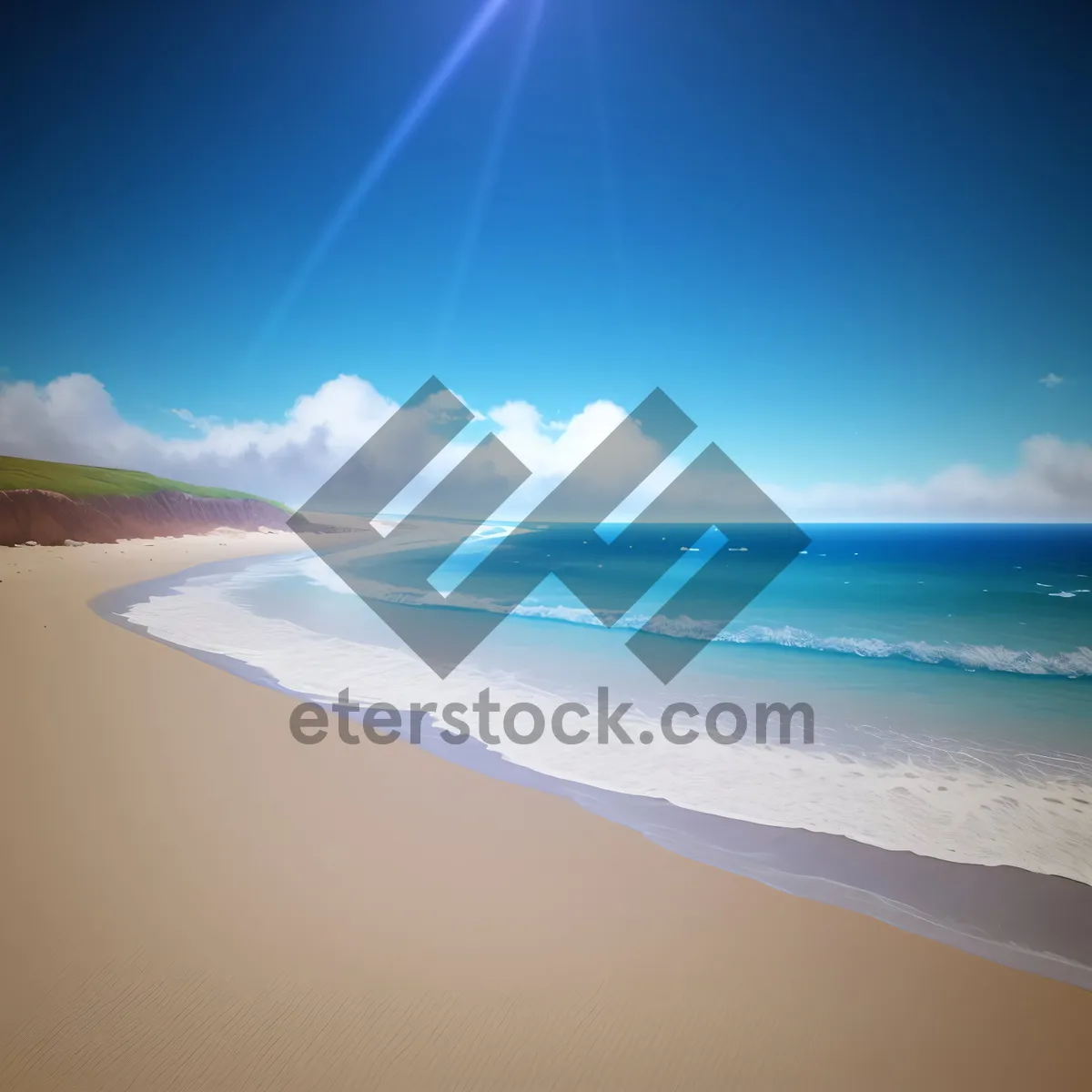 Picture of Sunset Serenity: Tropical Beach Bliss