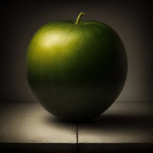 Fresh, Juicy Granny Smith Eating Apple Image