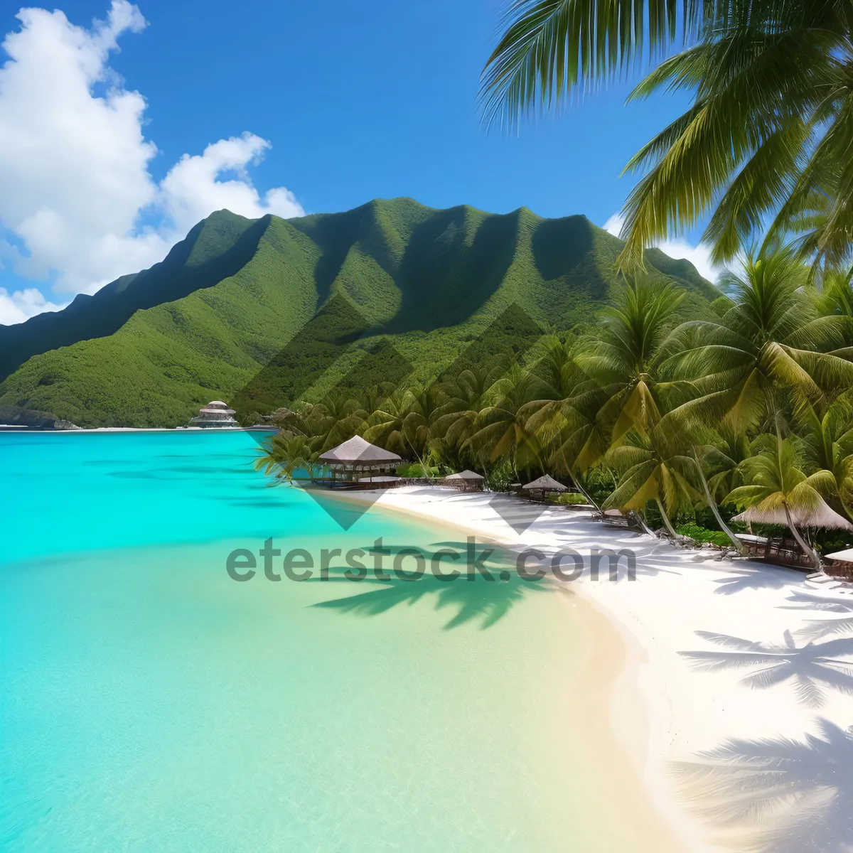 Picture of Exotic Tropical Paradise: Beachfront Bliss