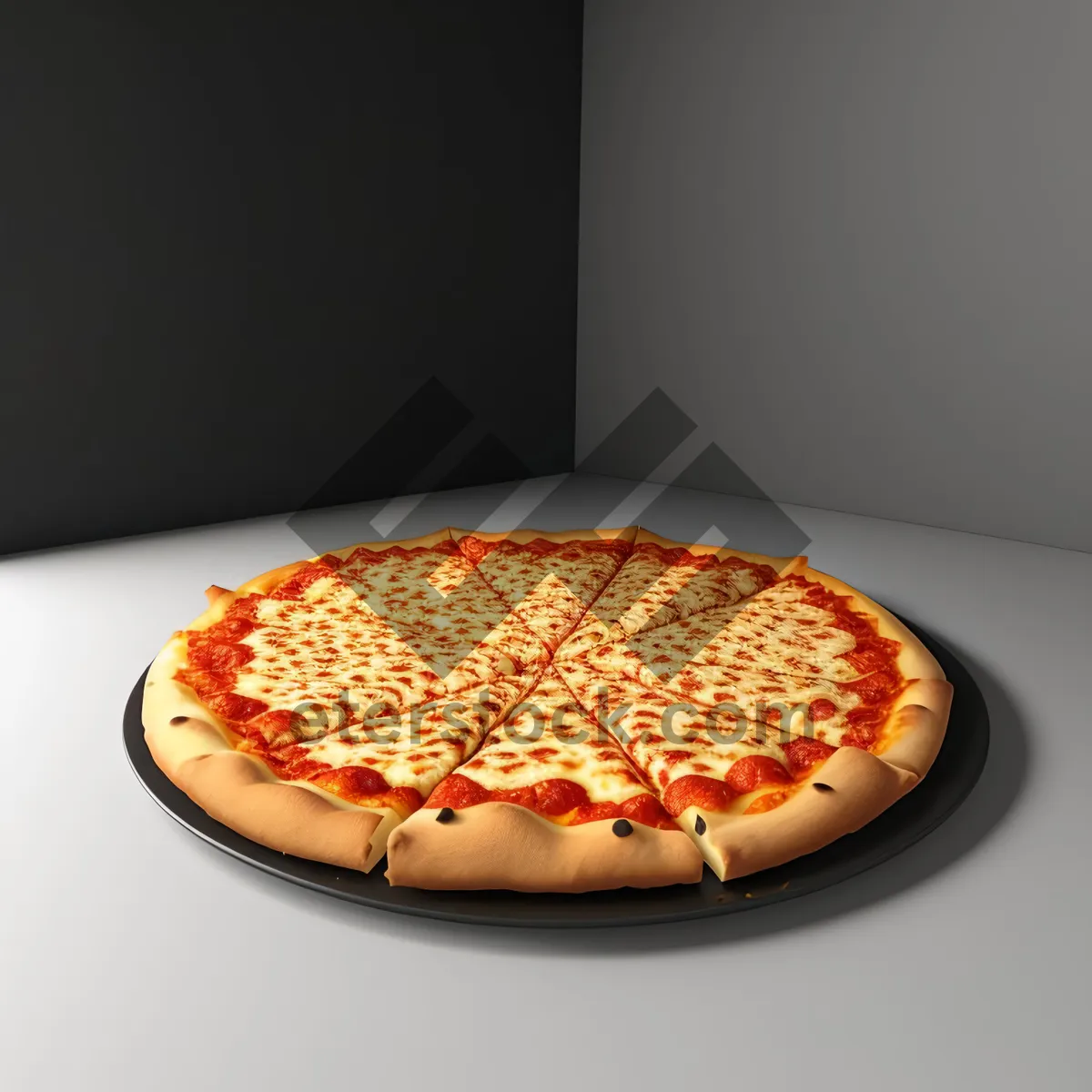 Picture of Delicious Pepperoni Pizza with Melty Mozzarella