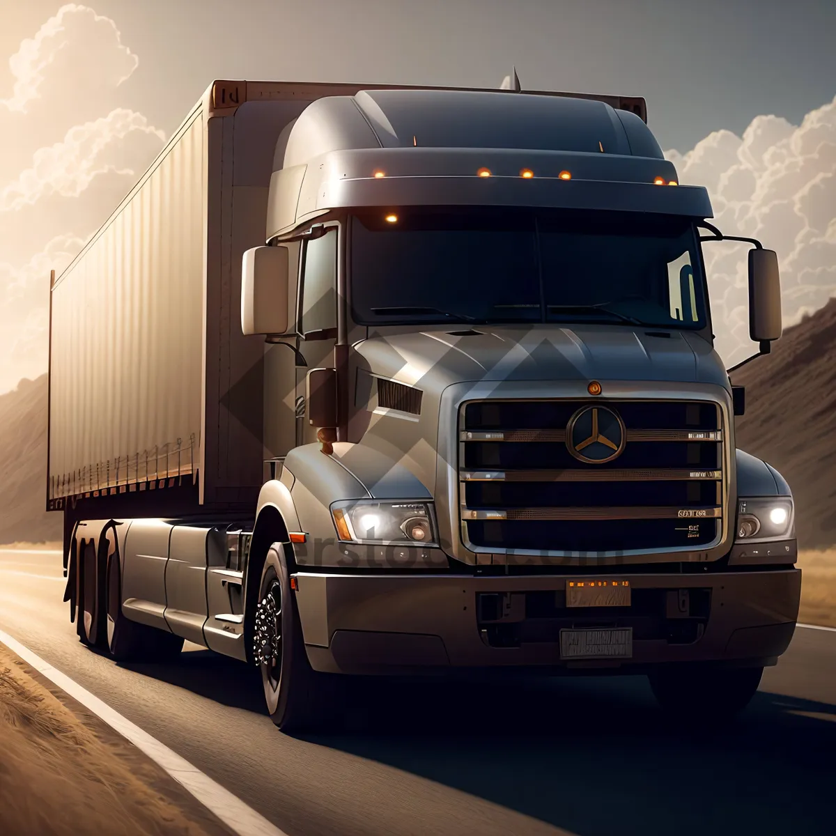 Picture of Freight on Wheels: Speeding On the Highway