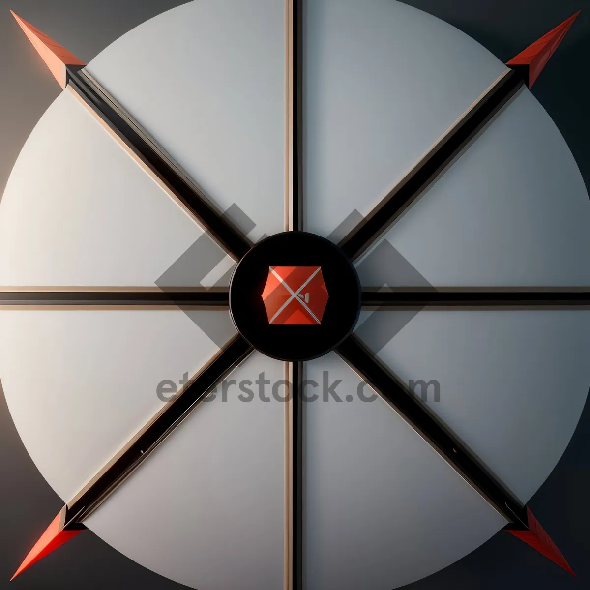 Picture of Precision Time: Arrow Hits Bullseye on Clock