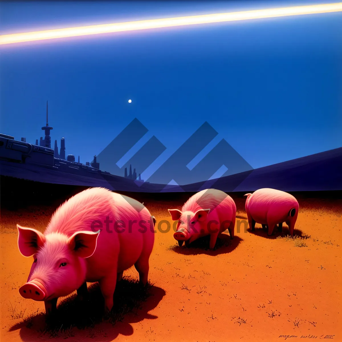 Picture of Pink Pig Savings Bank - Secure Your Wealth!