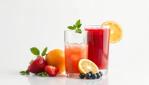 Refreshing Strawberry Lemonade - Healthy Fruit Drink