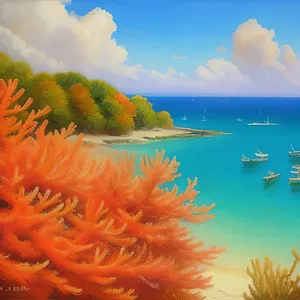 Turquoise Tropic Bliss: Serene Oceanic Paradise