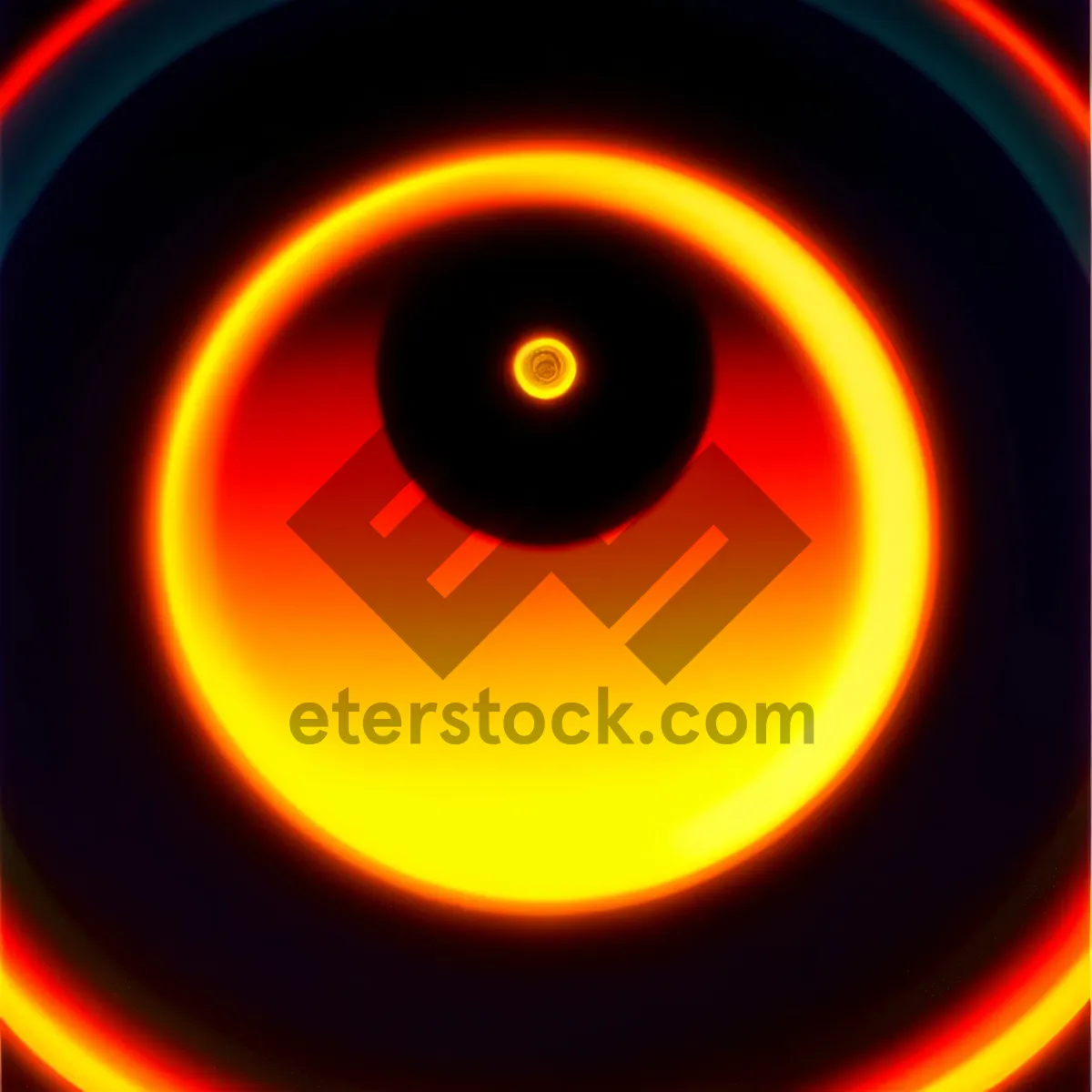 Picture of Shiny Fractal Circle - Digital Art Wallpaper