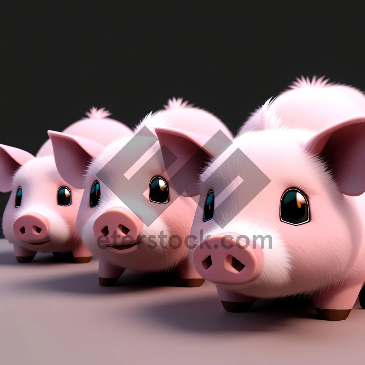 Picture of Pink Piggy Bank: Secure Your Financial Savings