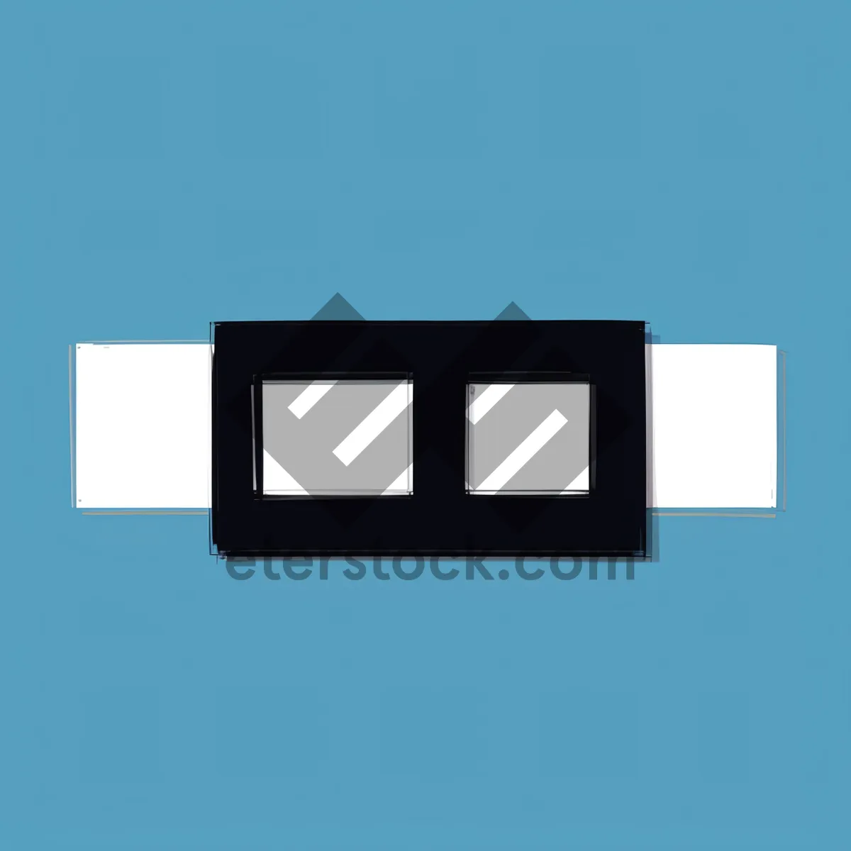 Picture of 3D Bank Symbol Icon for Business