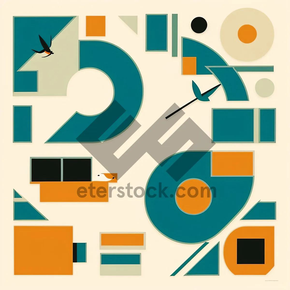 Picture of Business Icons Set - Glossy and Contour Designs