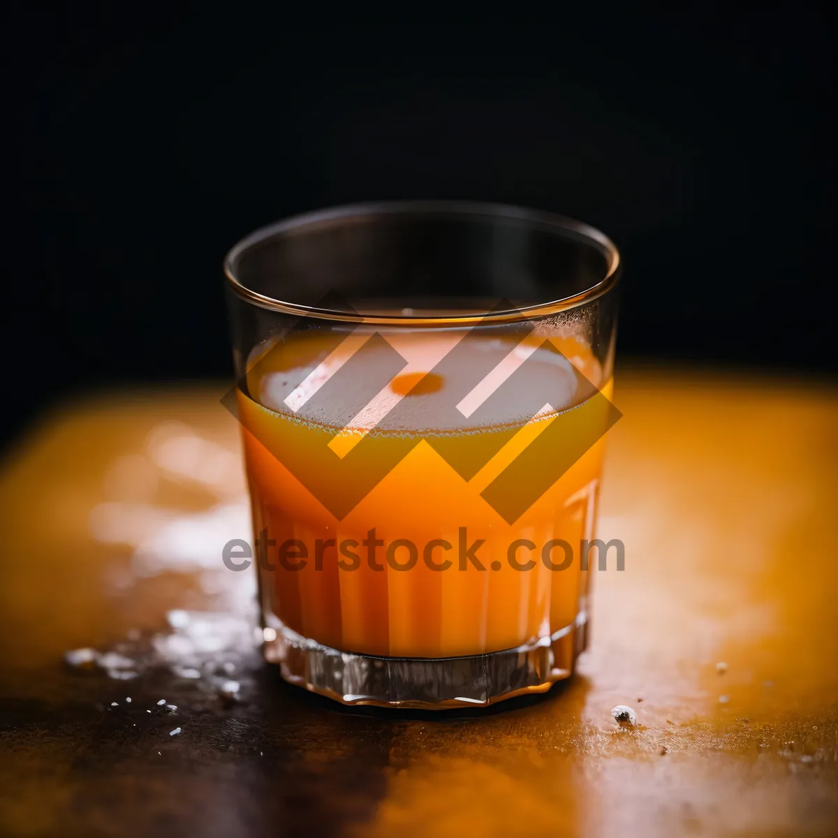 Picture of Fresh Orange Beer Cocktail with Ice and Fruit