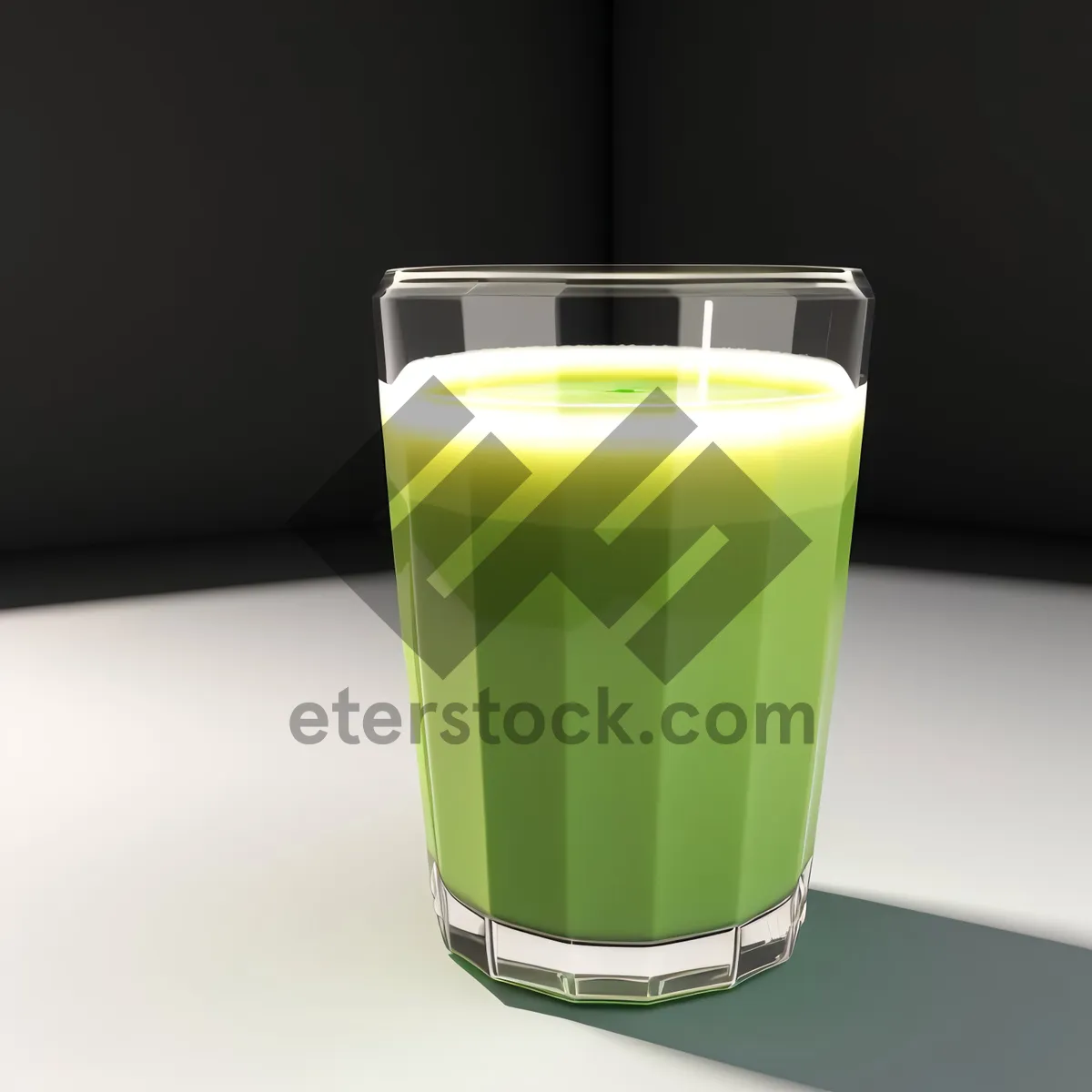 Picture of Refreshing citrus cocktail in yellow mug