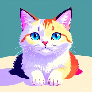 Cute Cartoon Kitty Art - Fun Character Drawing