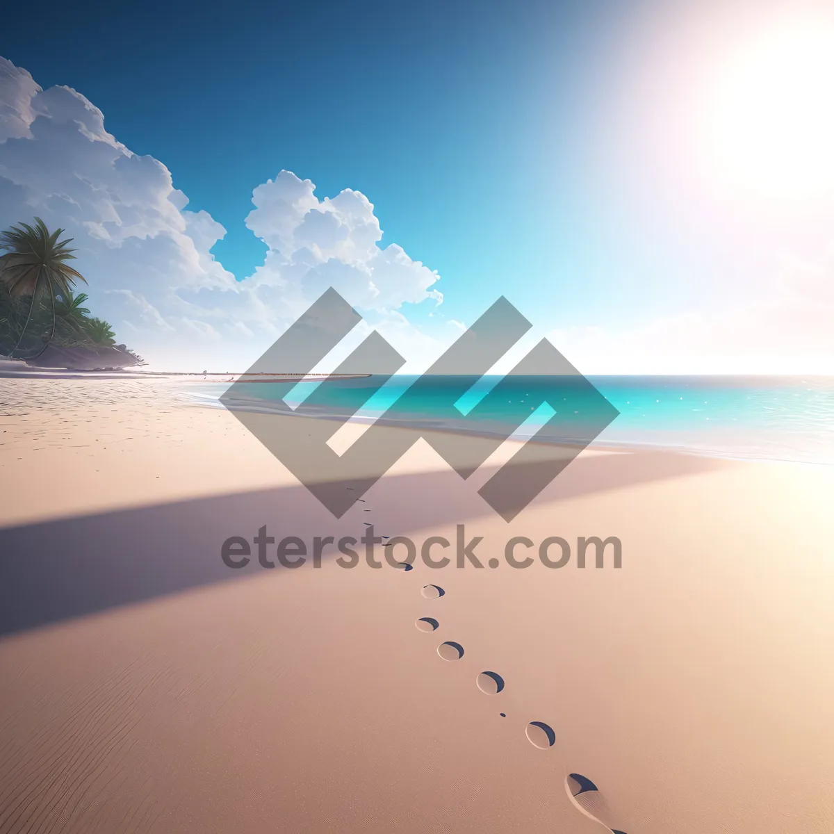 Picture of Tranquil Coastal Sunset Over the Ocean