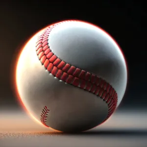 Baseball Glove and Ball in Action