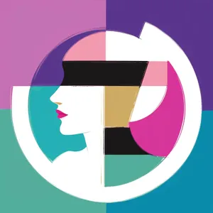Artistic Symbolic Icon of Design