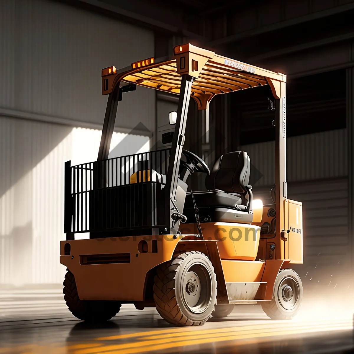 Picture of Heavy-duty Forklift Truck for Industrial Cargo Transport