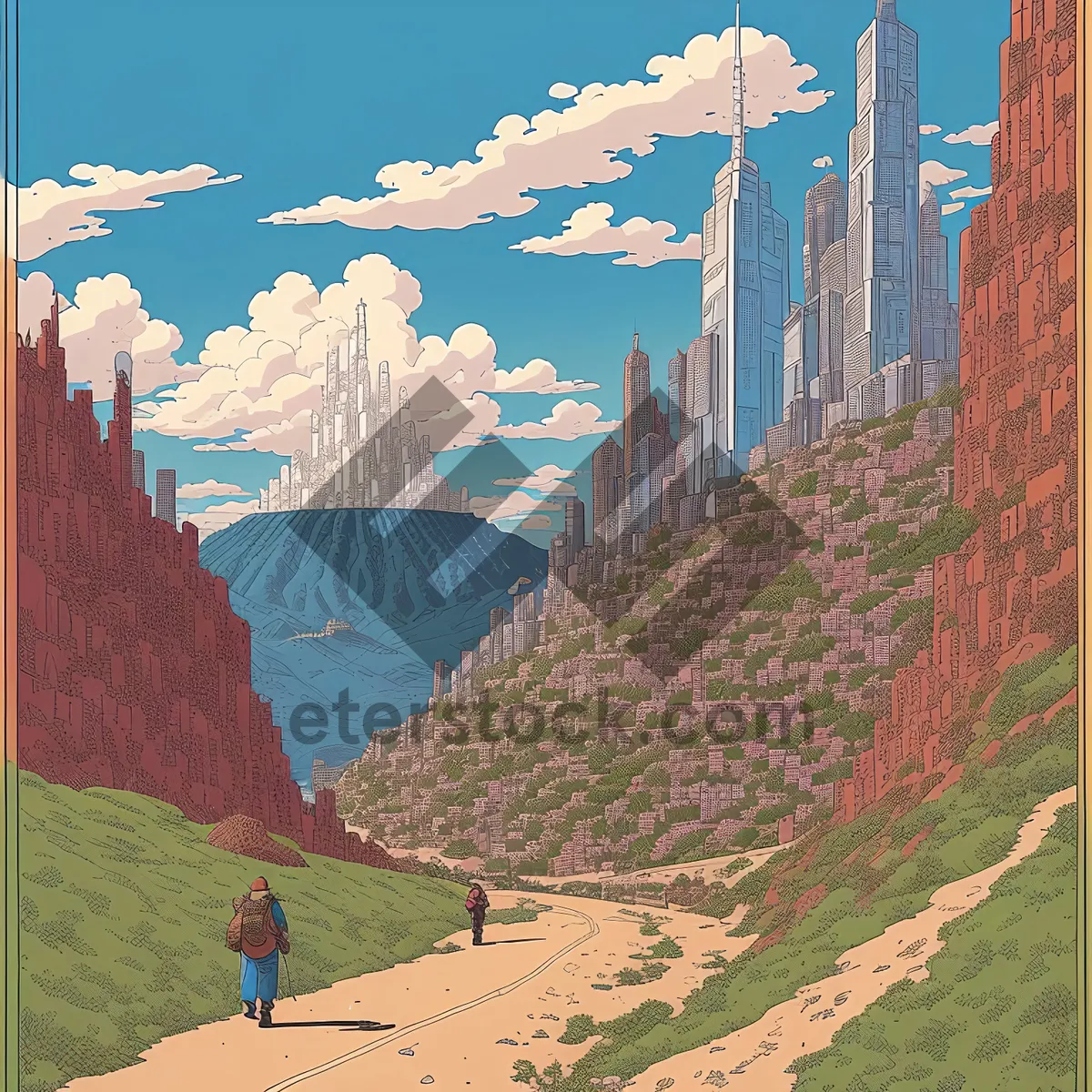 Picture of Majestic Valley Landscape Puzzle