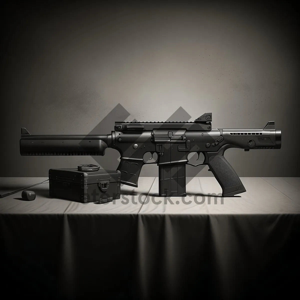 Picture of Advanced Military Assault Rifle for Enhanced Protection