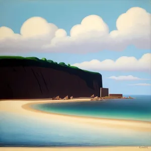 Sunset Beach: A Serene Coastal Scenic View