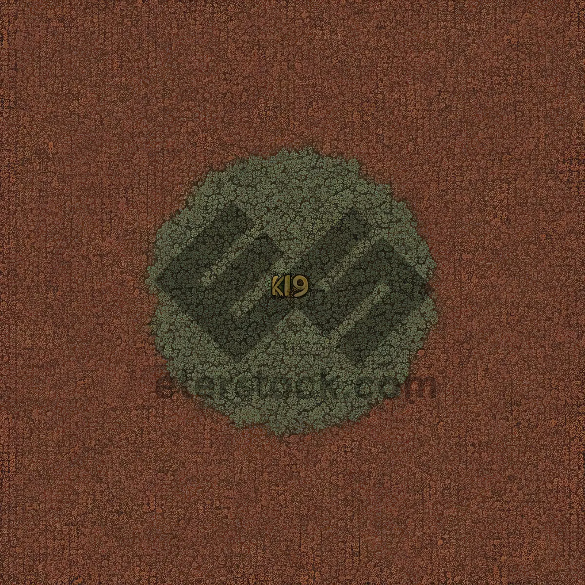 Picture of Brown textured doormat wall design