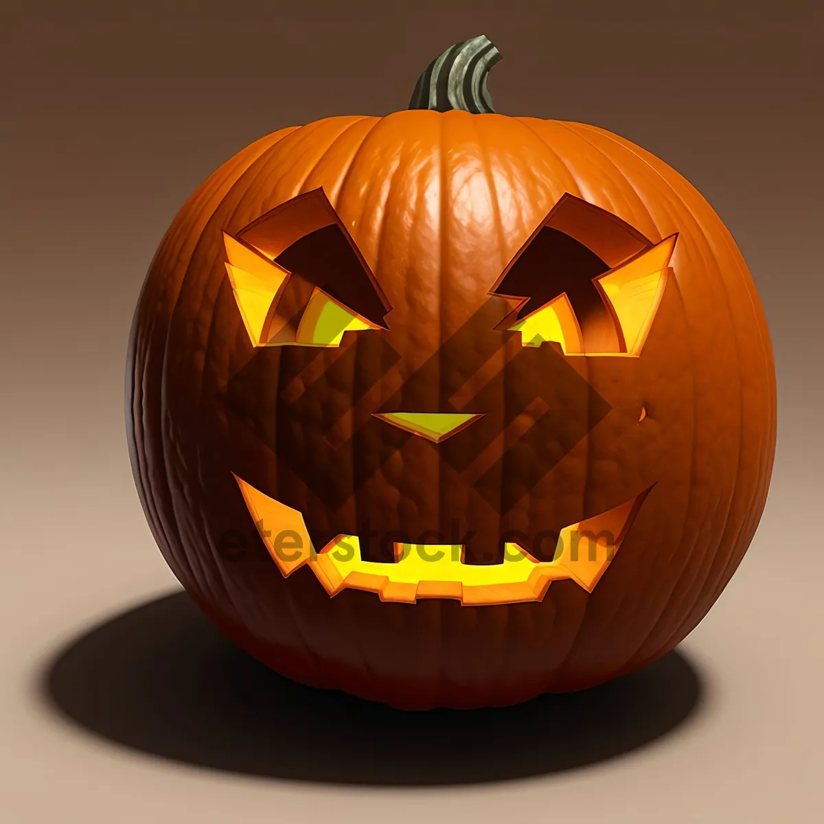 Picture of Spooky Smiles: Glowing Jack-o'-Lantern Halloween Decoration