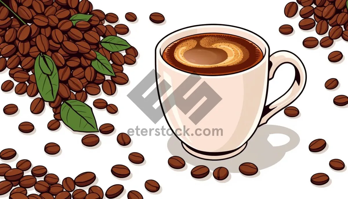 Picture of Black Espresso Cup Morning Beverage