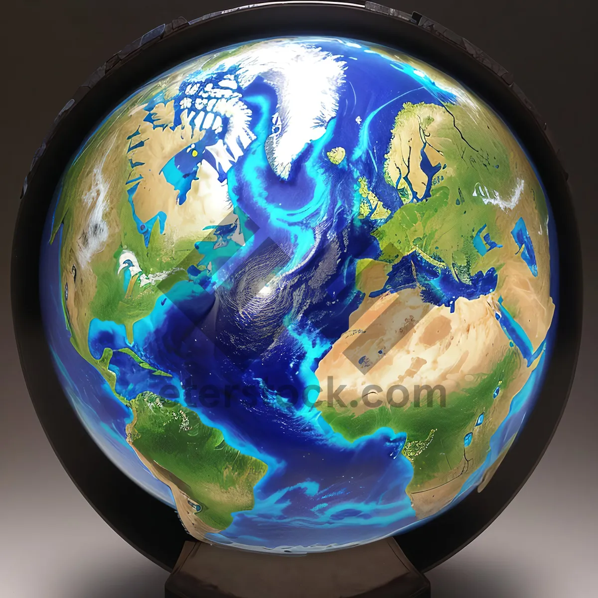 Picture of 3D Earth Globe Map