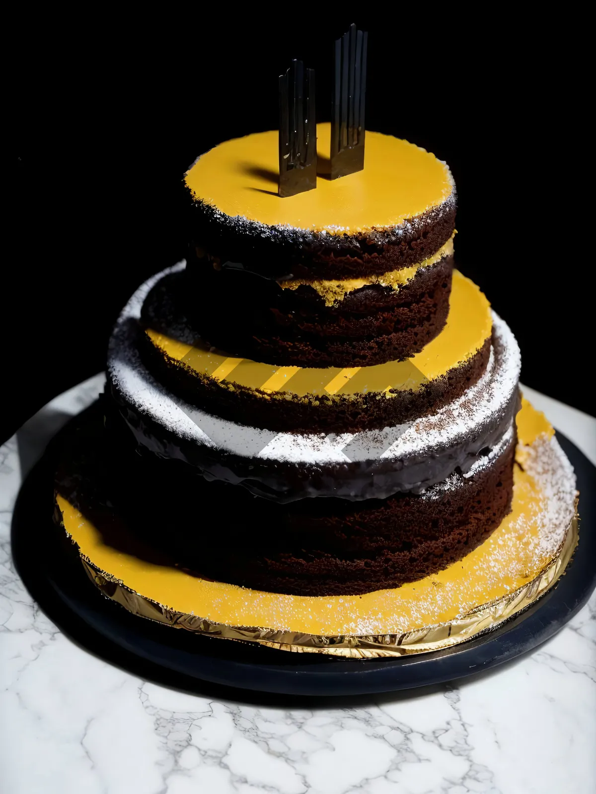 Picture of Delicious Winter Squash with Sombrero Chocolate Hat