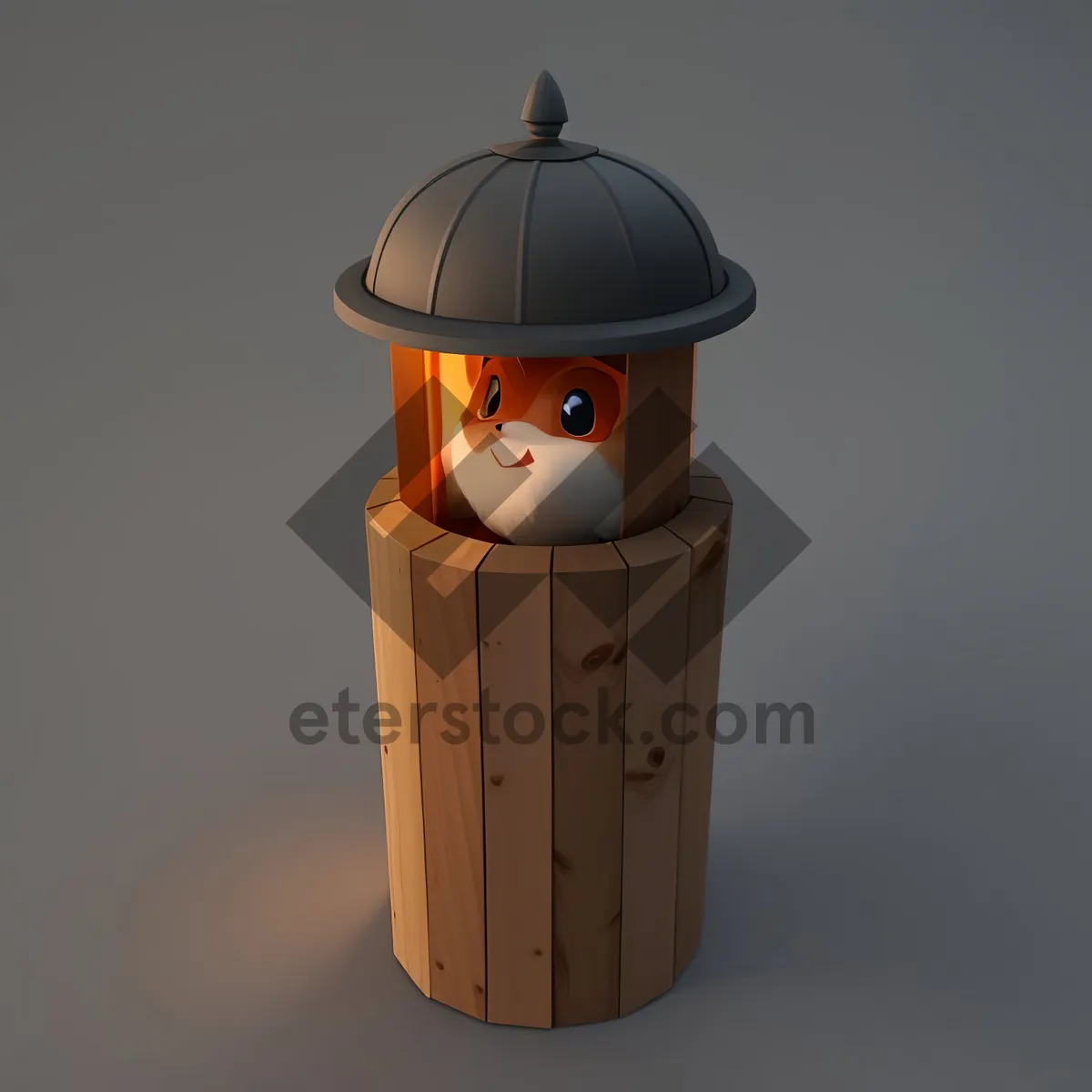 Picture of Birdhouse Lamp: Stylish Shelter with Protective Covering
