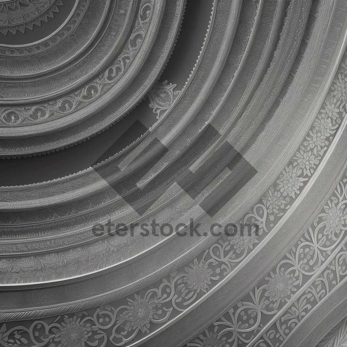 Picture of Stucco Coil: Captivating Fractal Structure with Flowing Textures