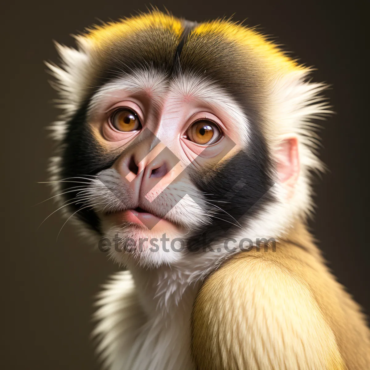 Picture of Adorable Jungle Monkey with Cute Face