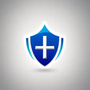 Graphic Heraldry Icon for Web Design