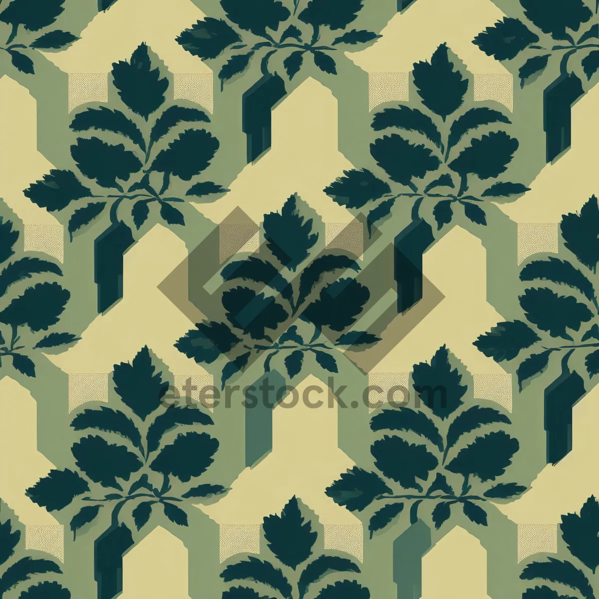 Picture of Elegant Floral Vintage Swirl Wallpaper Design Element