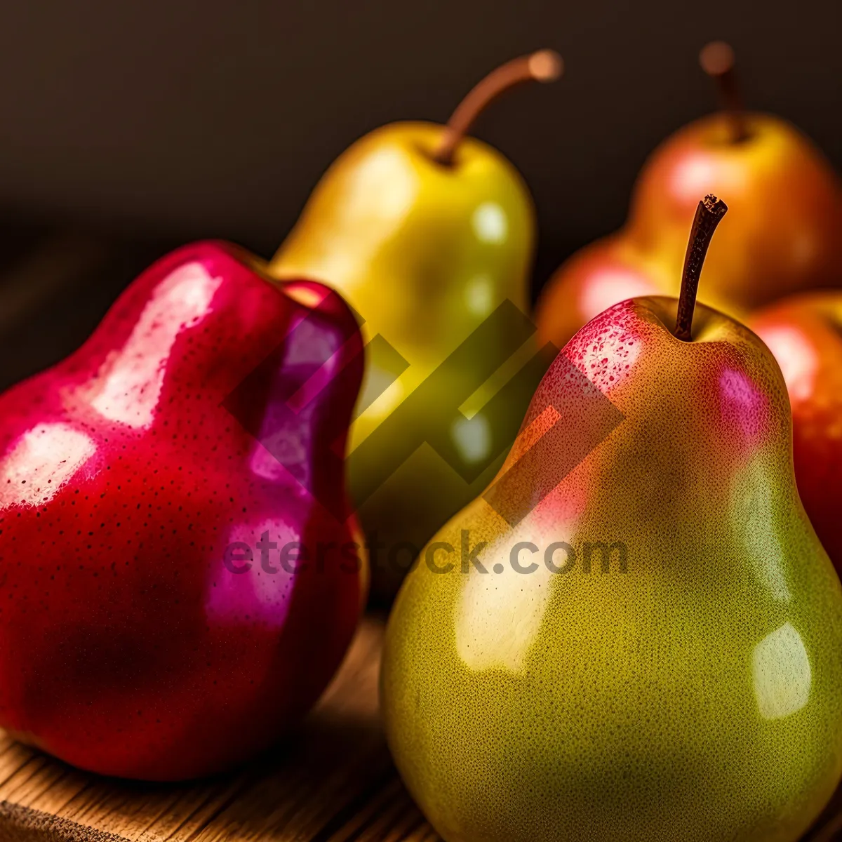 Picture of Ripe pear and apple - fresh and healthy!