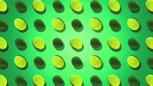 Spinning Limes Pattern Background