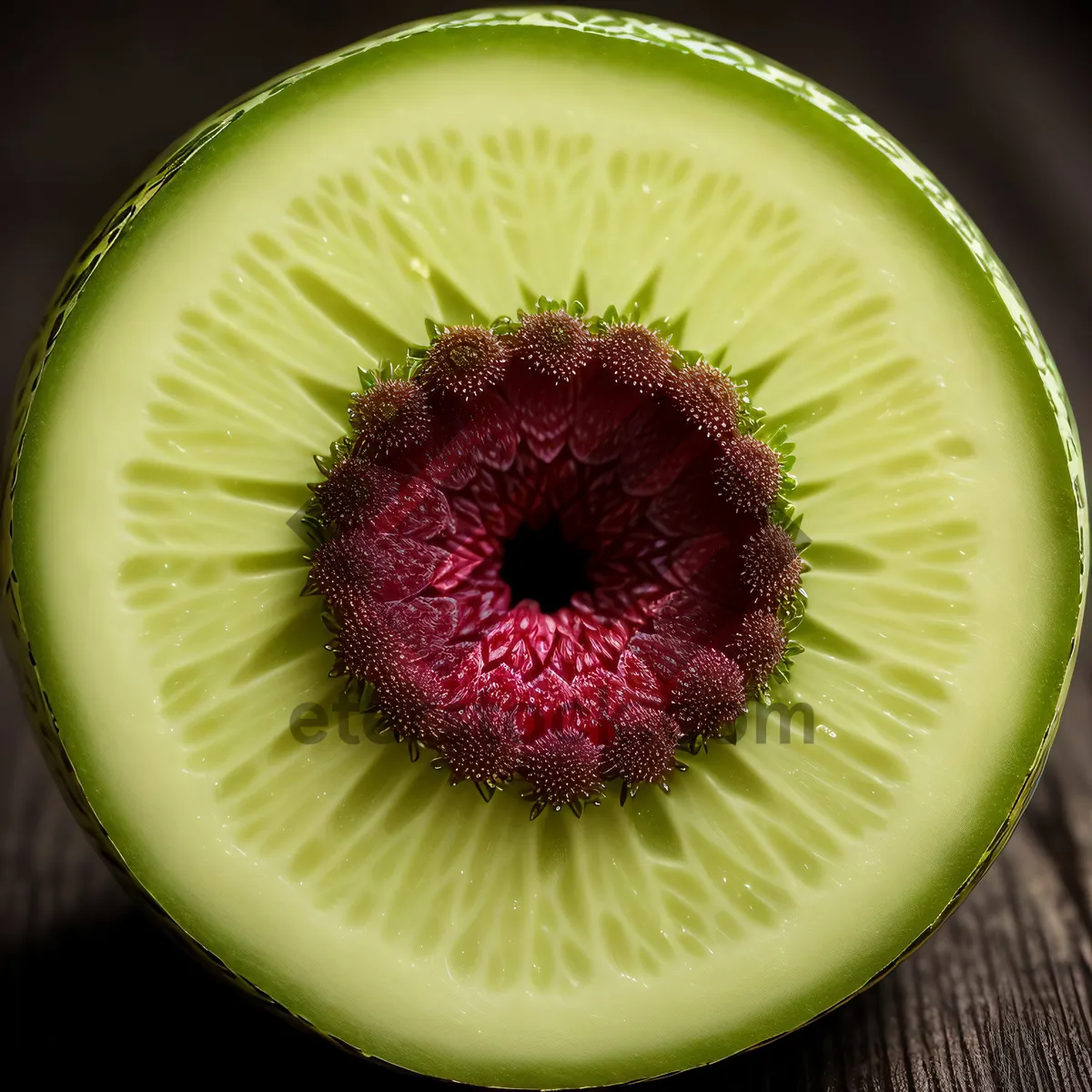 Picture of Fresh and Juicy Kiwi Fruit Slice