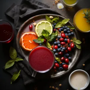 Farm Fresh Gourmet Salad with Juicy Berries