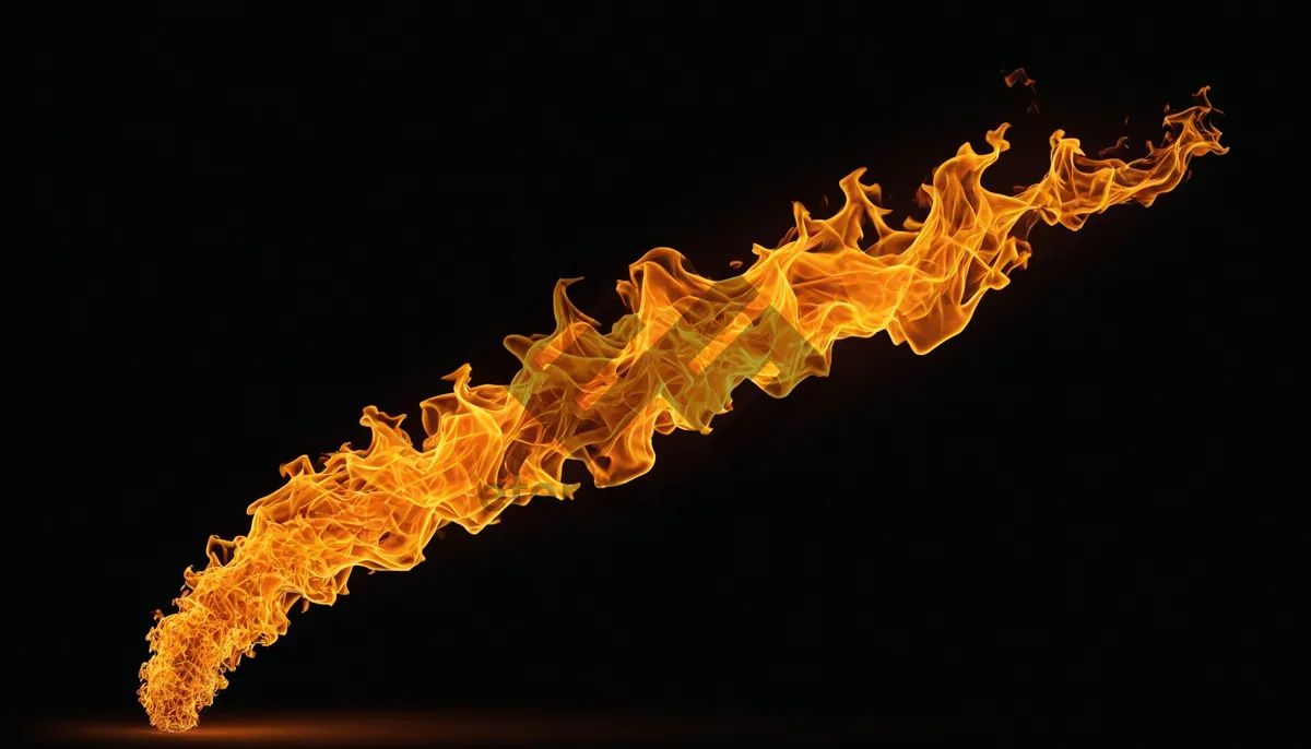Picture of Fiery Blaze Texture Design - Hot Flame Pattern Concept