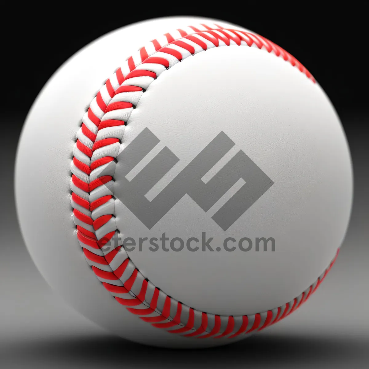 Picture of Baseball Equipment: Game-Ready Leather Ball for Sport