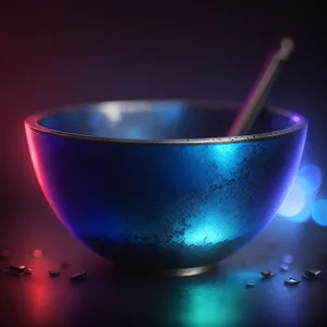 Hot Coffee in Soup Bowl on Table