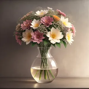 Romantic Floral Lampshade Arrangement