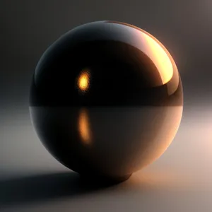 Globe Icon - Shiny 3D Sphere Design
