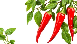 Colorful Spicy Pepper Assortment in Kitchen