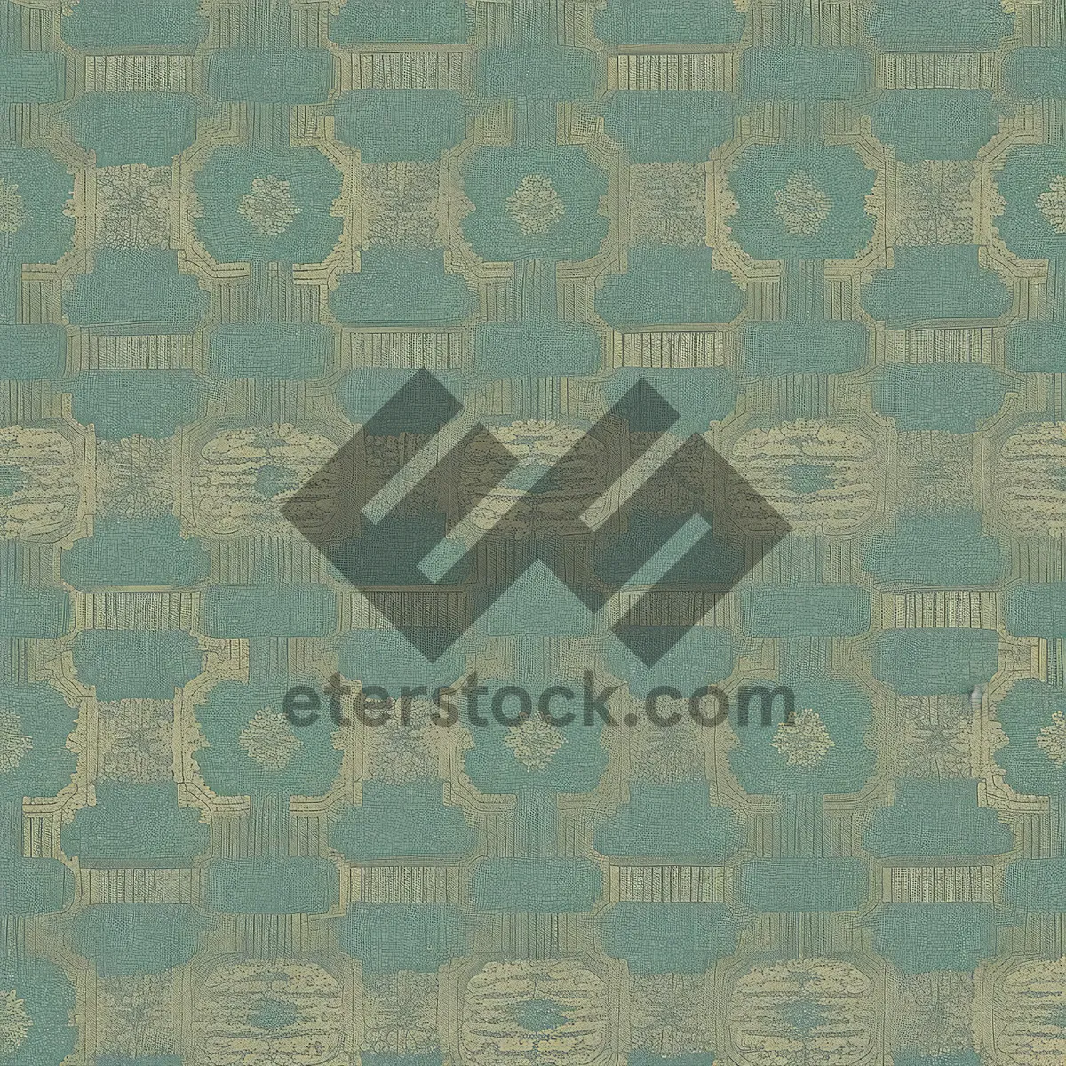 Picture of Vintage floral damask wallpaper pattern design.